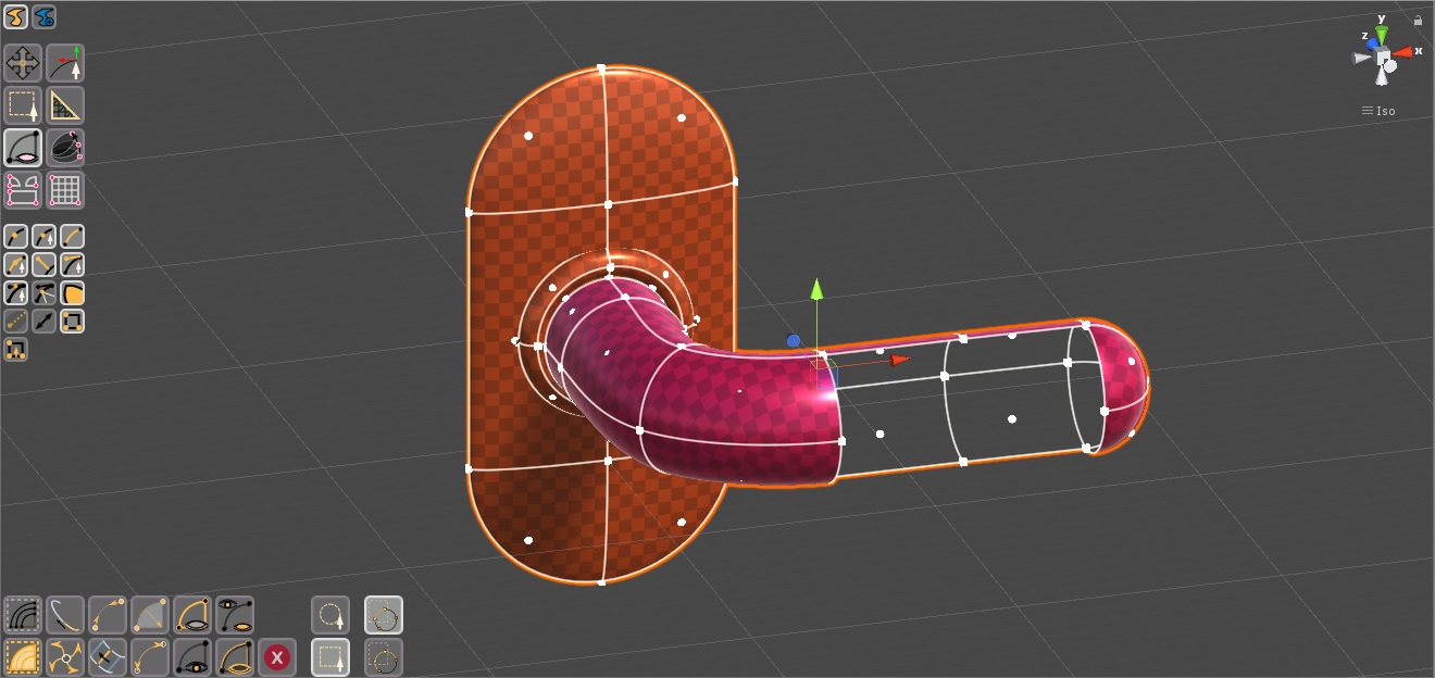 Curved Poly Behaviour