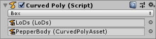 Curved Poly Behaviour